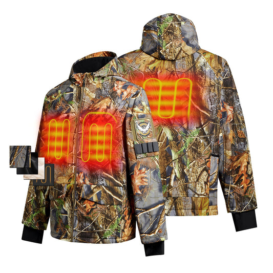 COMJ211- Men's Camo Heated Jacket