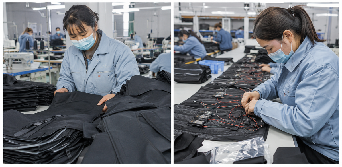 Prosmart is a professional B2B manufacturer specialising in heated clothing OEM production.